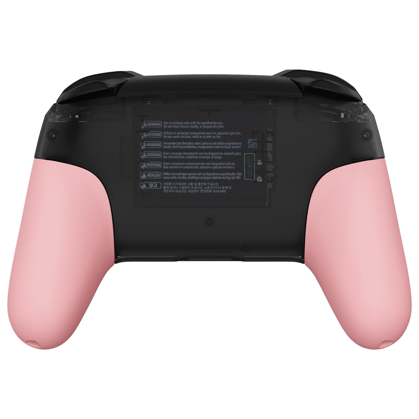 Replacement Handle Grips Shell for Nintendo Switch Pro Controller - Puffy Pink eXtremeRate