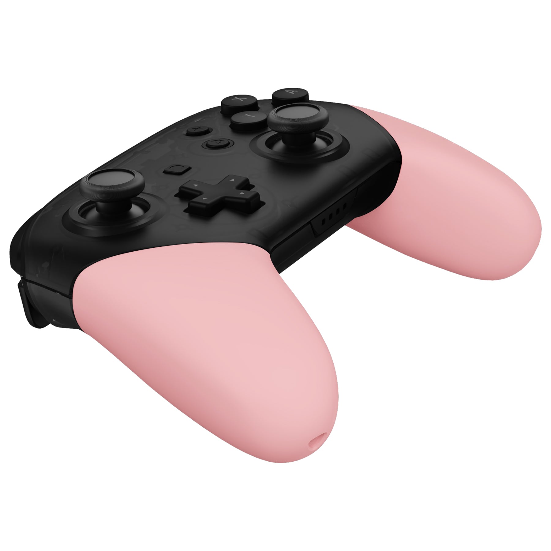 Replacement Handle Grips Shell for Nintendo Switch Pro Controller - Puffy Pink eXtremeRate