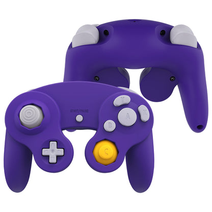 eXtremeRate Retail Purple Replacement Faceplate Backplate with Buttons for Nintendo GameCube Controller - GCNP3006