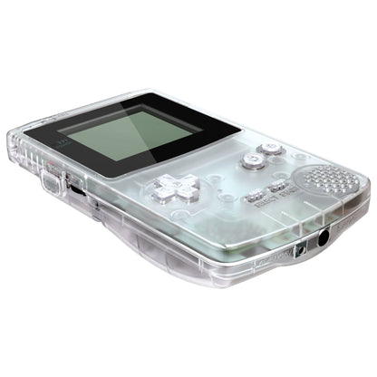 eXtremeRate Retail IPS Ready Upgraded eXtremeRate Transparent Clear Replacement Shell Full Housing Cover & Buttons for Gameboy Color - Fit for GBC OSD IPS & Regular IPS & Standard LCD - Console & IPS Screen NOT Included - QCBM5001