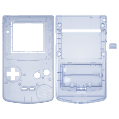 eXtremeRate Retail IPS Ready Upgraded eXtremeRate Glacier Blue Replacement Shell Full Housing Cover & Buttons for Gameboy Color - Fit for GBC OSD IPS & Regular IPS & Standard LCD - Console & IPS Screen NOT Included - QCBM5006