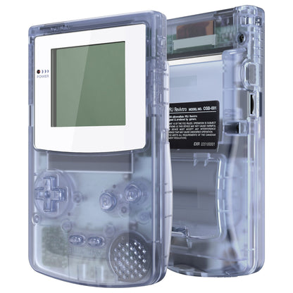 eXtremeRate Retail IPS Ready Upgraded eXtremeRate Glacier Blue Replacement Shell Full Housing Cover & Buttons for Gameboy Color - Fit for GBC OSD IPS & Regular IPS & Standard LCD - Console & IPS Screen NOT Included - QCBM5006