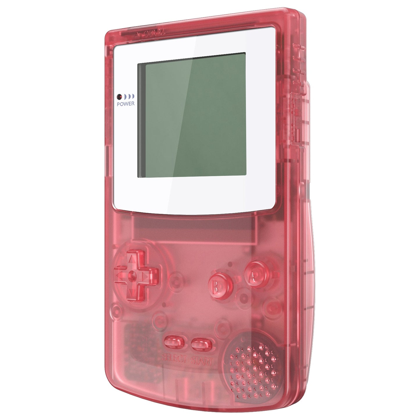 eXtremeRate Retail IPS Ready Upgraded eXtremeRate Cherry Pink Replacement Shell Full Housing Cover & Buttons for Gameboy Color - Fit for GBC OSD IPS & Regular IPS & Standard LCD - Console & IPS Screen NOT Included - QCBM5007