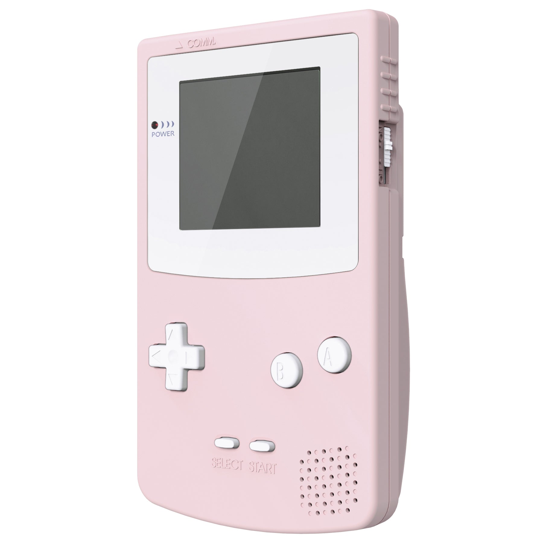 eXtremeRate Retail IPS Ready Upgraded eXtremeRate Cherry Blossoms Pink GBC Replacement Shell Full Housing Cover with Buttons for Gameboy Color - Fit for GBC OSD IPS & Regular IPS & Standard LCD - Console & IPS Screen NOT Included - QCBP3012