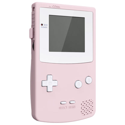 eXtremeRate Retail IPS Ready Upgraded eXtremeRate Cherry Blossoms Pink GBC Replacement Shell Full Housing Cover with Buttons for Gameboy Color - Fit for GBC OSD IPS & Regular IPS & Standard LCD - Console & IPS Screen NOT Included - QCBP3012