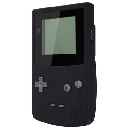 eXtremeRate Retail IPS Ready Upgraded eXtremeRate Black GBC Replacement Shell Full Housing Cover with Buttons for Gameboy Color - Fit for GBC OSD IPS & Regular IPS & Standard LCD -C Console & IPS Screen NOT Included - QCBP3013