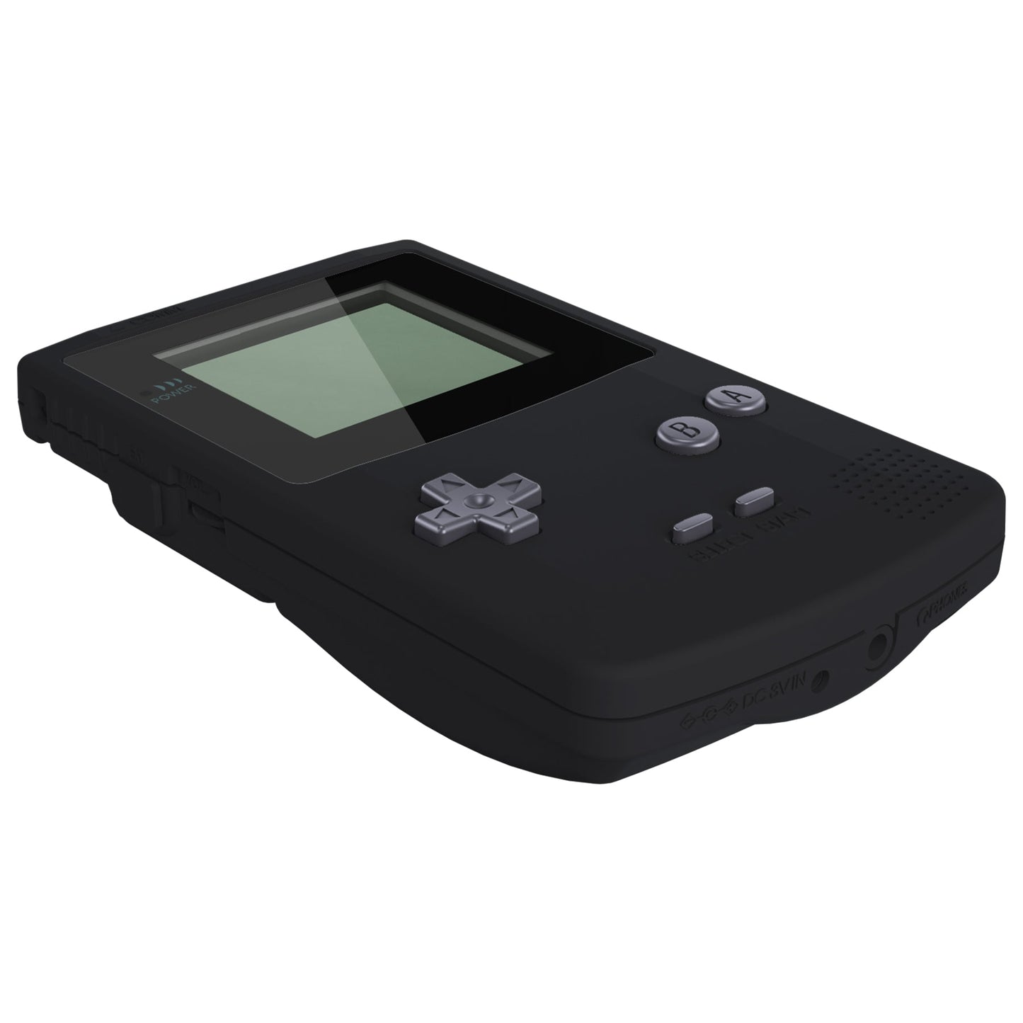 eXtremeRate Retail IPS Ready Upgraded eXtremeRate Black GBC Replacement Shell Full Housing Cover with Buttons for Gameboy Color - Fit for GBC OSD IPS & Regular IPS & Standard LCD -C Console & IPS Screen NOT Included - QCBP3013