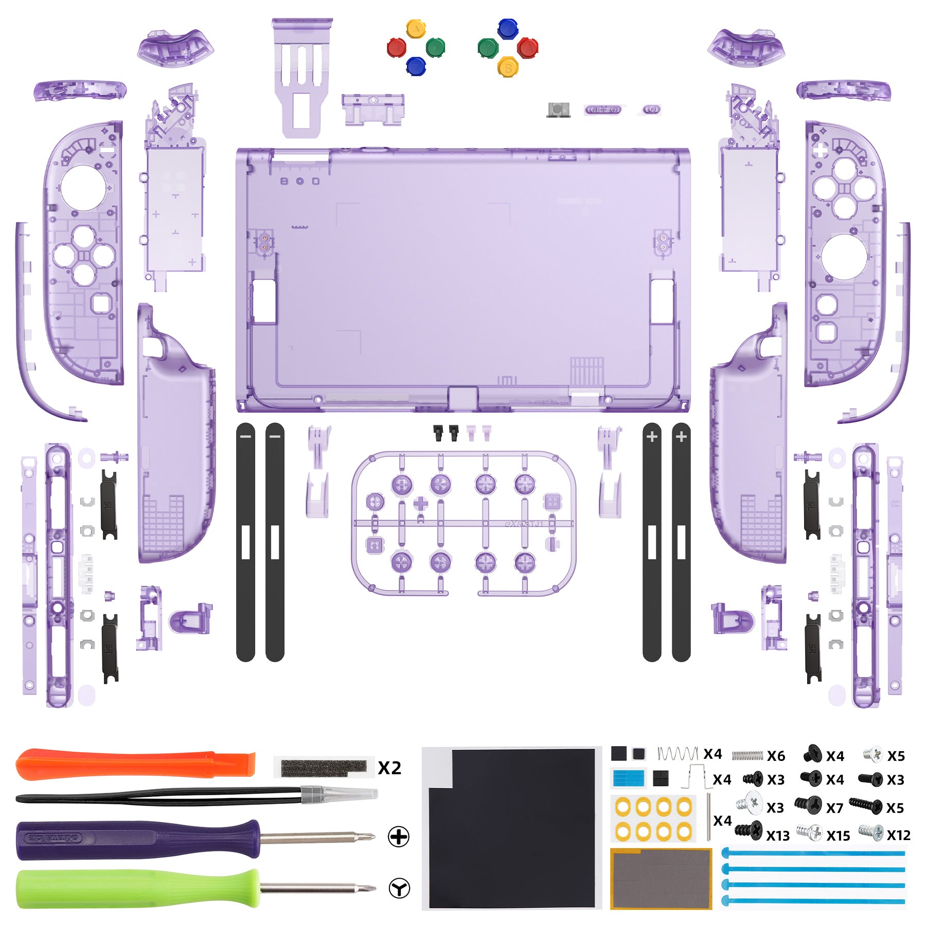 eXtremeRate Nintendo Switch 2対応交換フルセットシェル＆ボタン