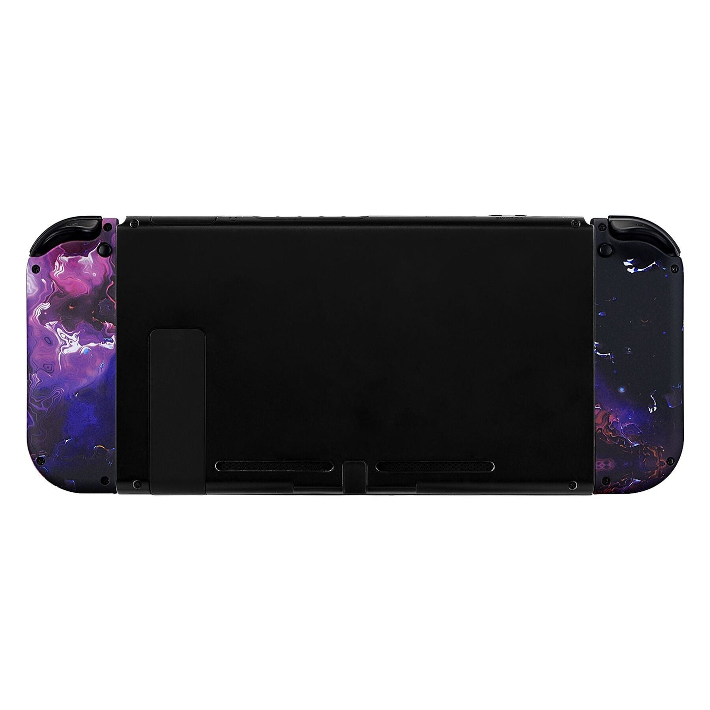 eXtremeRate Retail Soft Touch Grip Surreal Lava Joycon Handheld Controller Housing with Full Set Buttons, DIY Replacement Shell Case for NS Switch JoyCon & OLED JoyCon - Console Shell NOT Included - CT107