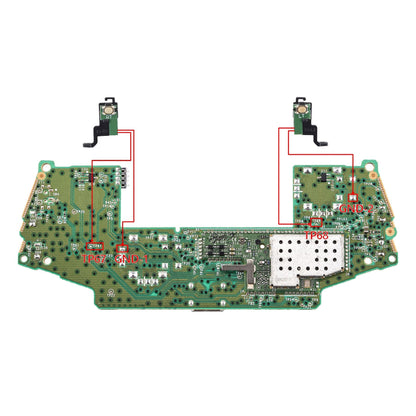 eXtremeRate Retail Clicky Hair Trigger Kit for Xbox One X/S Controller LT RT Shoulder Buttons, Custom Flashshot Trigger Stop Flex Cable for Xbox One X/S Controller Model 1708 - X1MD001