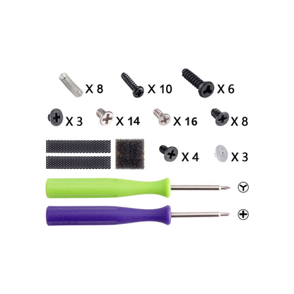 eXtremeRate Nintendo Switch用交換フルセットシェル＆ボタン【カメレオンパープルブルー】