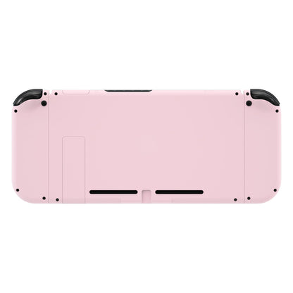 eXtremeRate Retail eXtremeRate Dpad Version Custom Full Set Shell for Nintendo Switch, Soft Touch Grip Replacement Console Back Plate, NS Joycon Handheld Controller Housing with Buttons for Nintendo Switch - Cherry Blossoms Pink - QZP3002