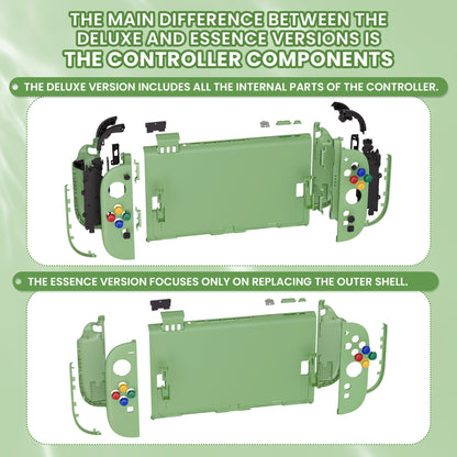 eXtremeRate Nintendo Switch 2対応交換フルセットシェル＆ボタン - エッセンス版【抹茶グリーン】