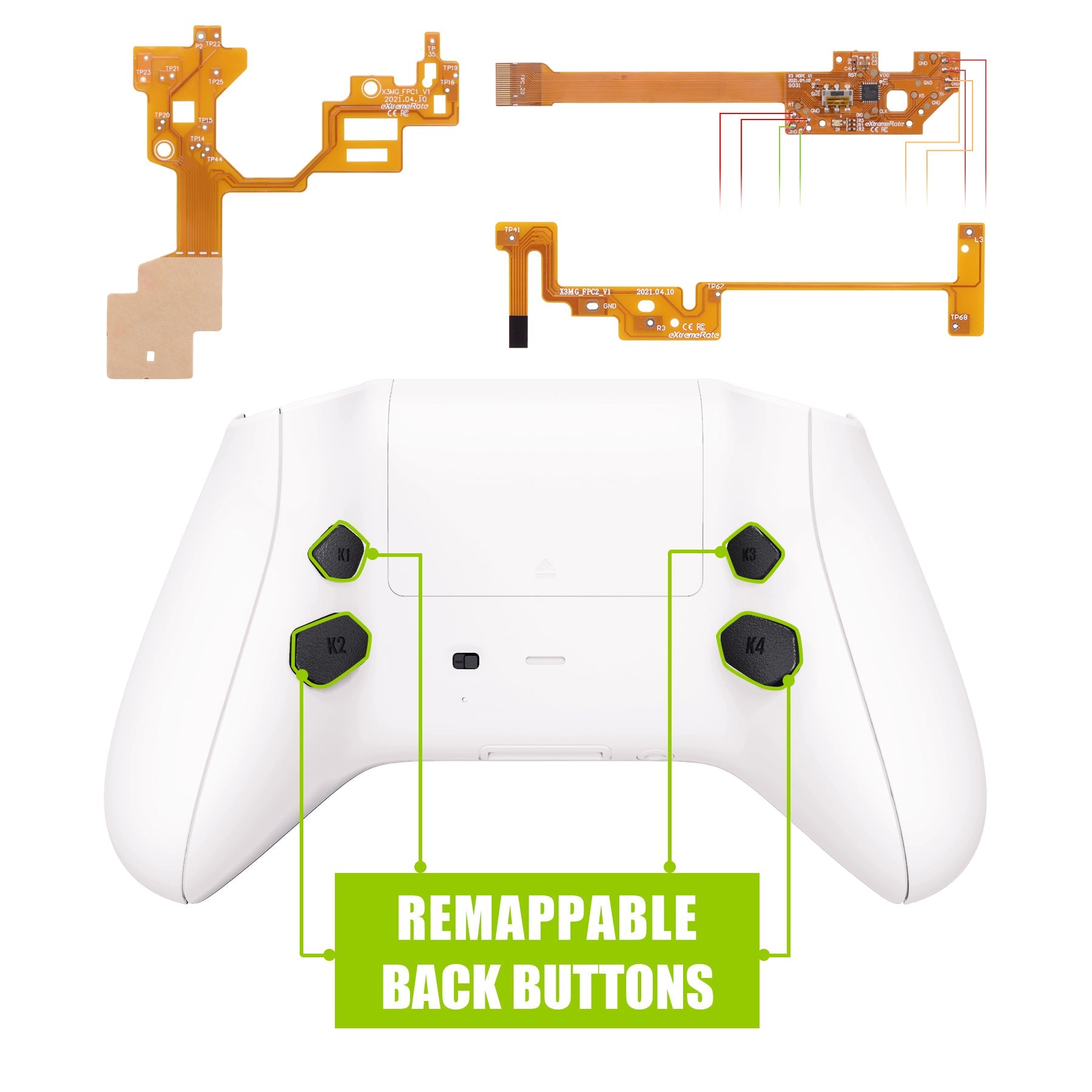 Hope Remap kit for Xbox Series X & S Controller - White eXtremeRate