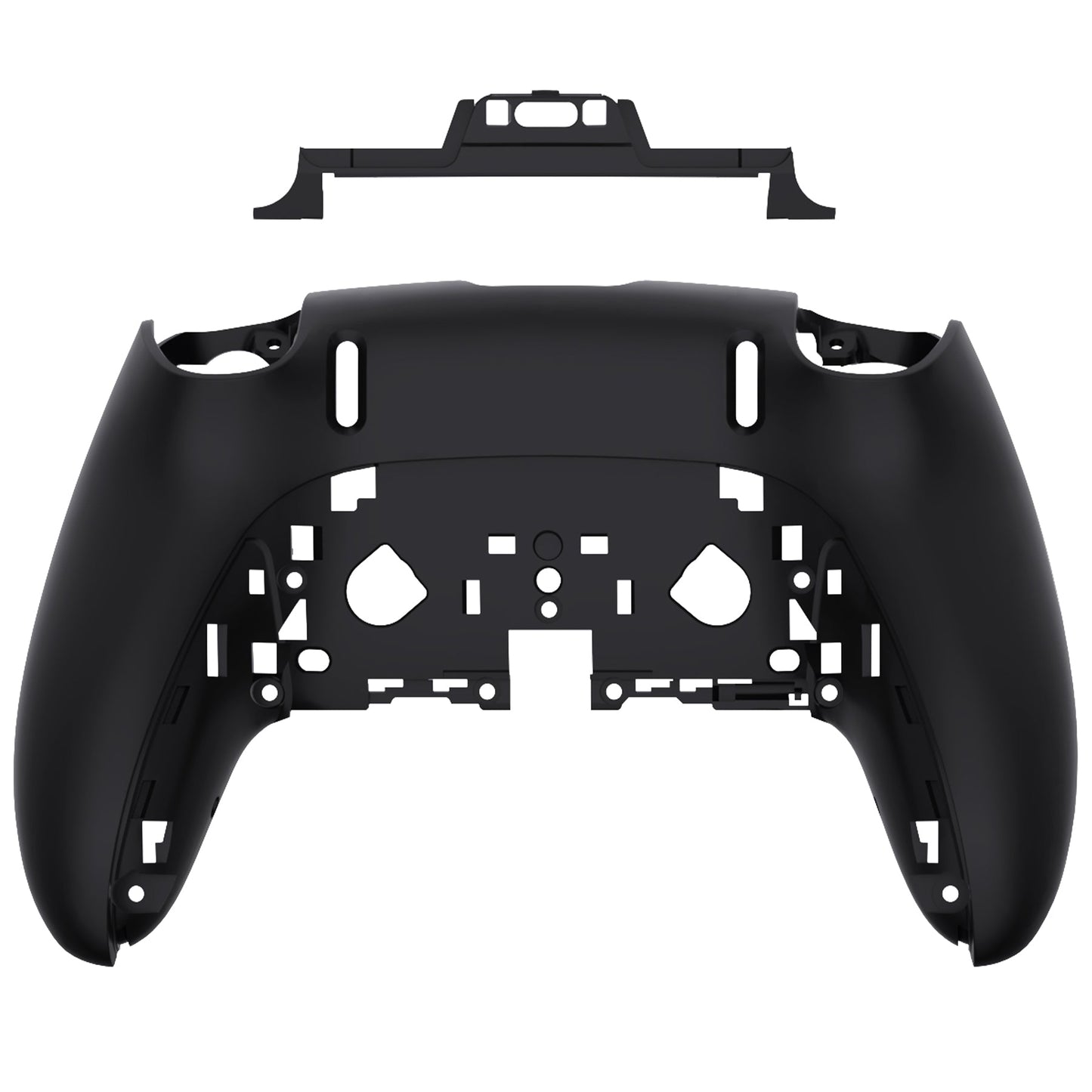 Replacement Back Housing Bottom Shell Compatible with PS5 Edge Controller - Black eXtremeRate