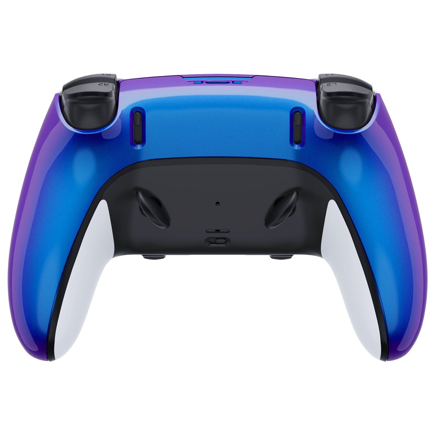 Replacement Back Housing Bottom Shell Compatible with PS5 Edge Controller - Chameleon Purple Blue eXtremeRate