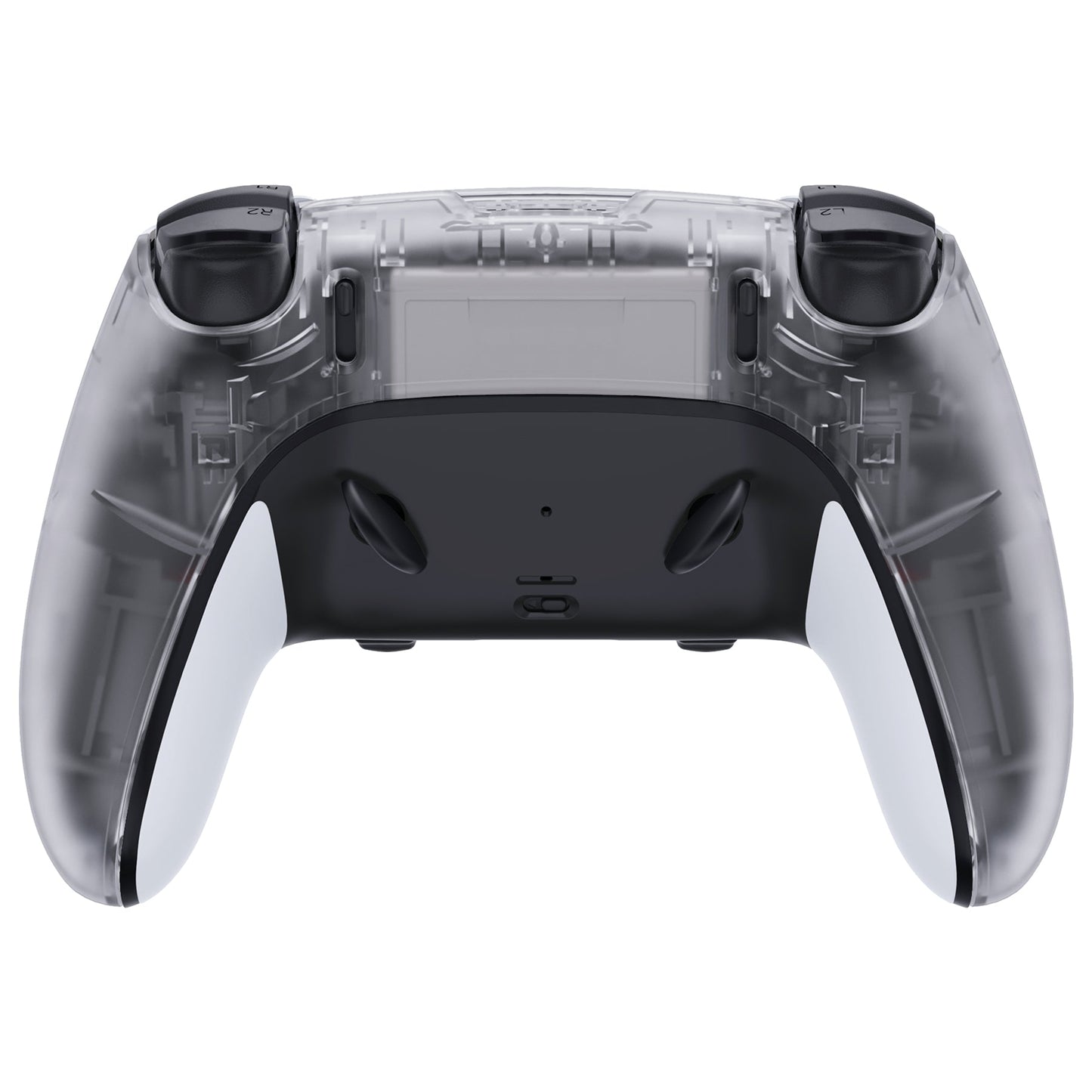 Replacement Back Housing Bottom Shell Compatible with PS5 Edge Controller - Clear eXtremeRate