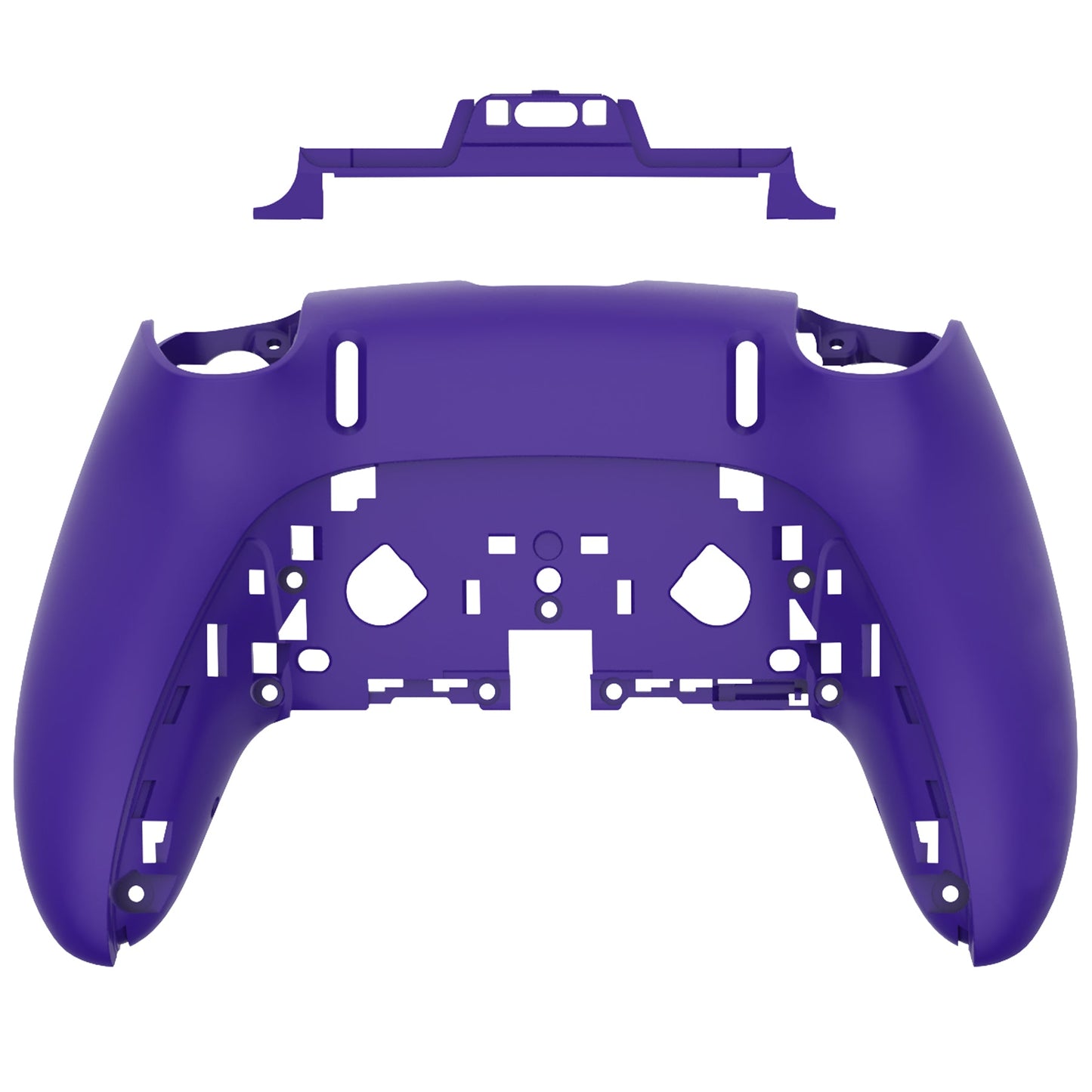 Replacement Back Housing Bottom Shell Compatible with PS5 Edge Controller - Purple eXtremeRate