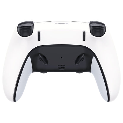 Replacement Back Housing Bottom Shell Compatible with PS5 Edge Controller - White eXtremeRate