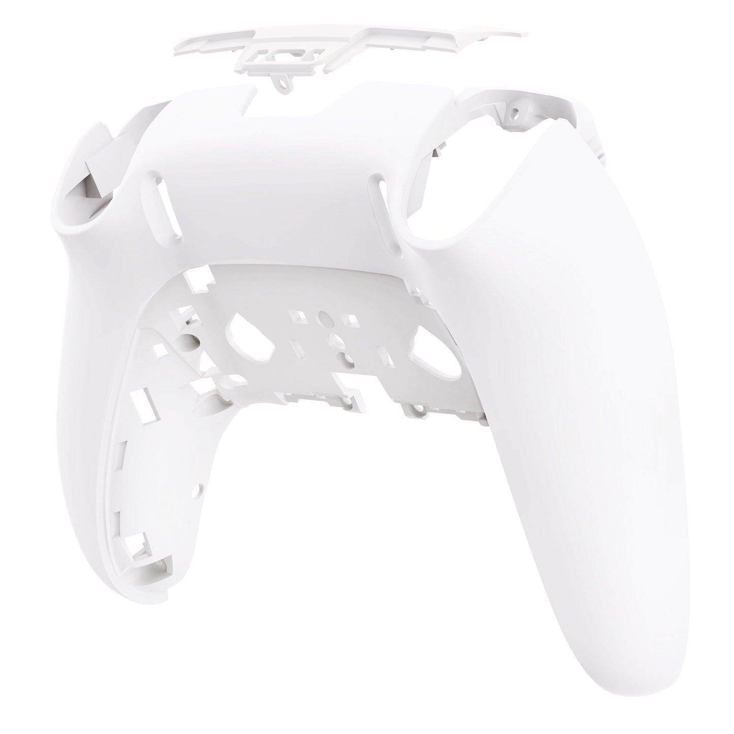 Replacement Back Housing Bottom Shell Compatible with PS5 Edge Controller - White eXtremeRate