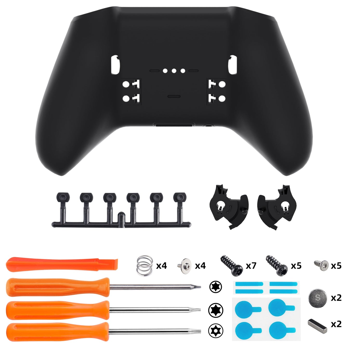 Replacement Bottom Shell Case for Xbox Elite Series 2 & Elite Series 2 Core Controller Model 1797 - Black eXtremeRate