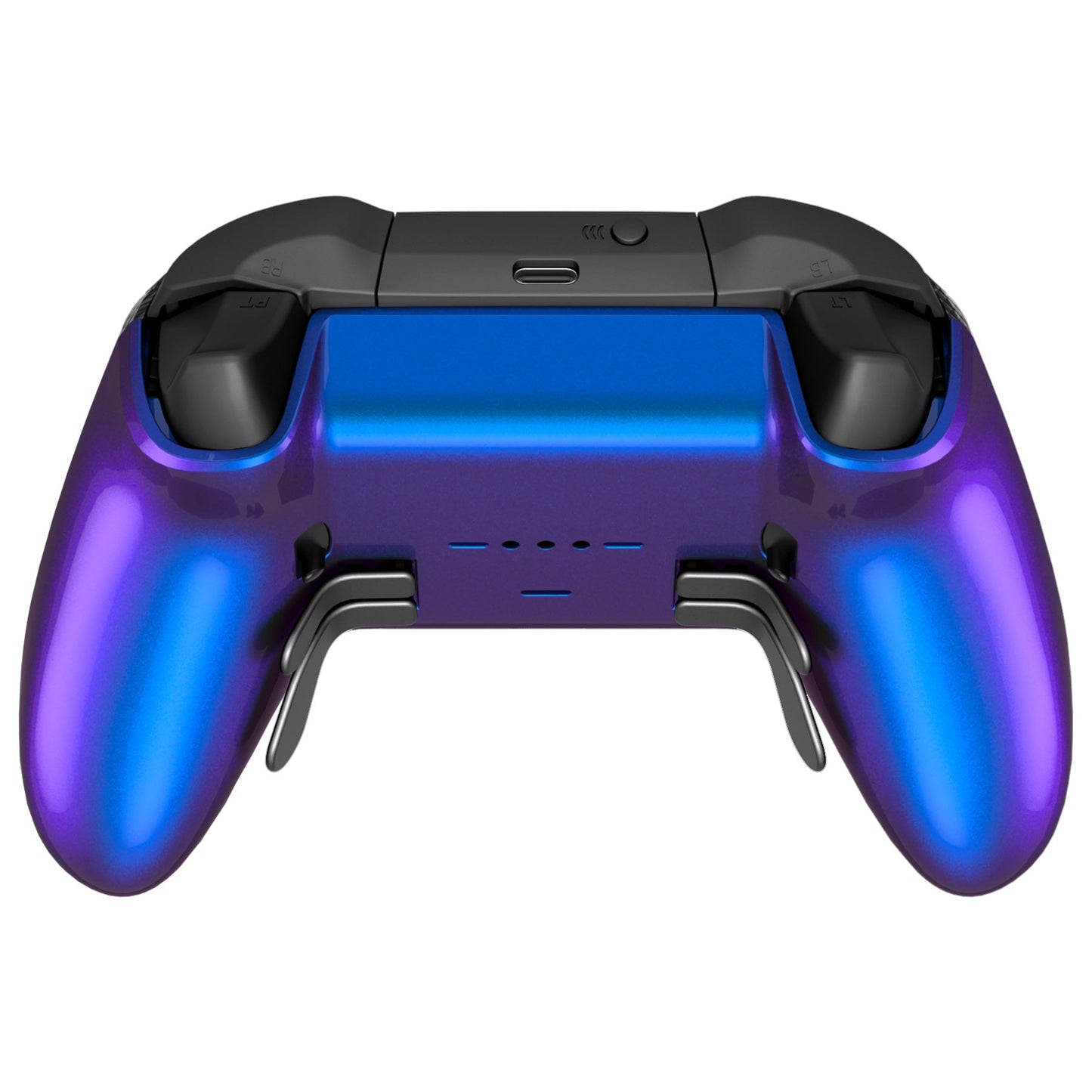 Replacement Bottom Shell Case for Xbox Elite Series 2 & Elite Series 2 Core Controller Model 1797 - Chameleon Purple Blue eXtremeRate