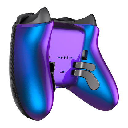 Replacement Bottom Shell Case for Xbox Elite Series 2 & Elite Series 2 Core Controller Model 1797 - Chameleon Purple Blue eXtremeRate