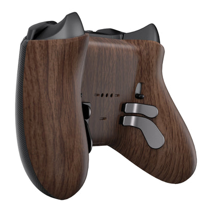 Replacement Bottom Shell Case for Xbox Elite Series 2 & Elite Series 2 Core Controller Model 1797 - Wood Grain eXtremeRate