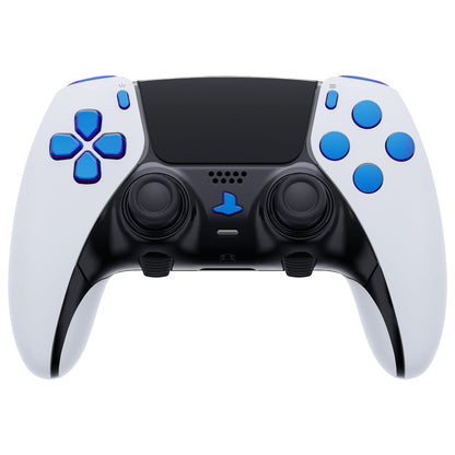 Replacement Full Set Buttons Compatible with PS5 Edge Controller - Chameleon Purple Blue eXtremeRate