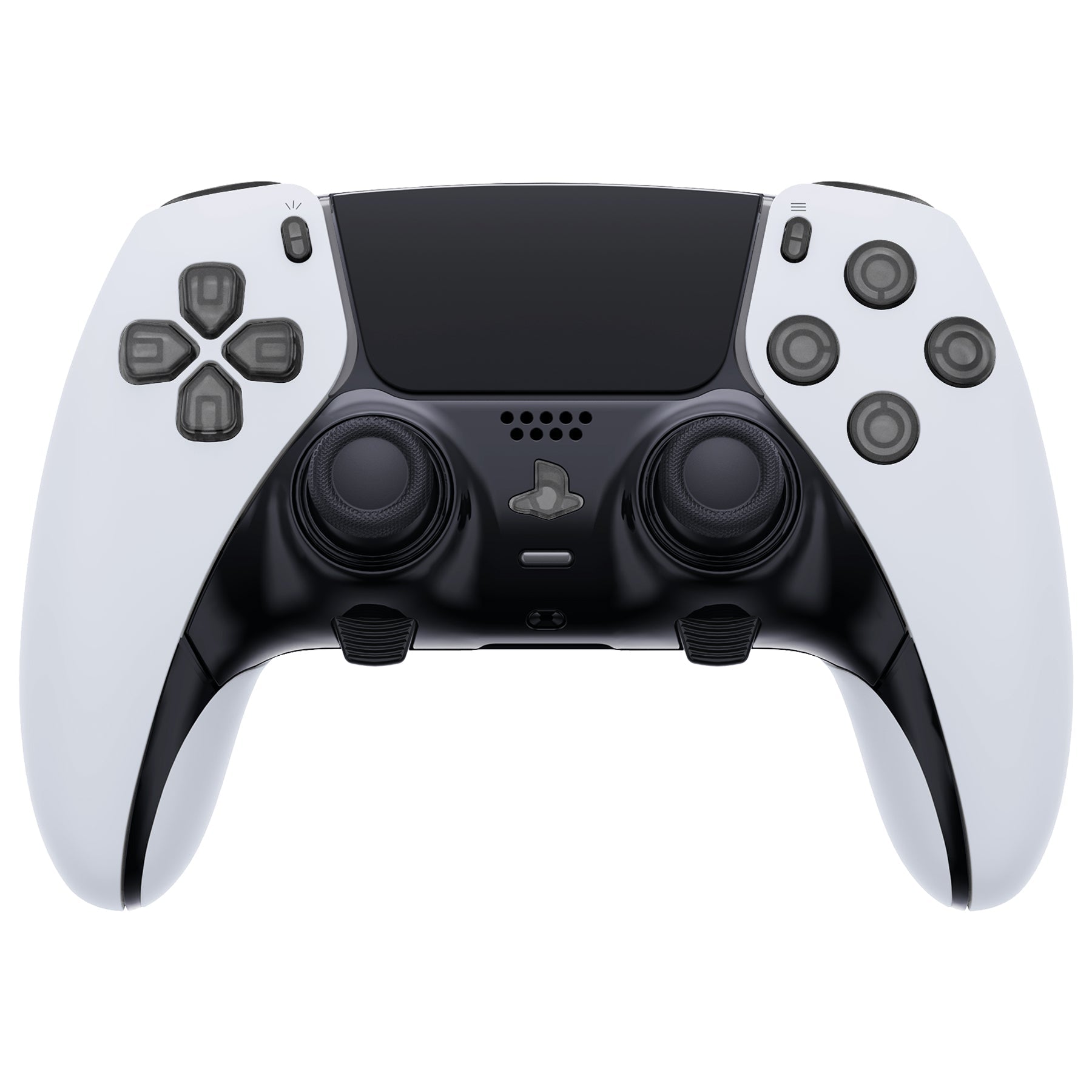 Replacement Full Set Buttons Compatible with PS5 Edge Controller - Clear Black eXtremeRate