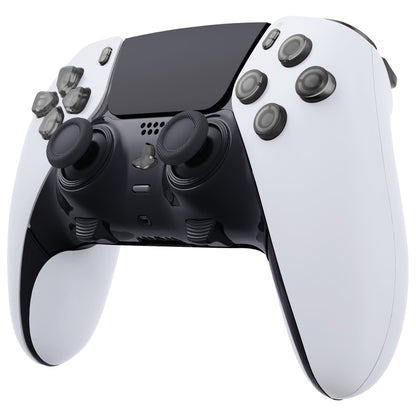 Replacement Full Set Buttons Compatible with PS5 Edge Controller - Clear Black eXtremeRate