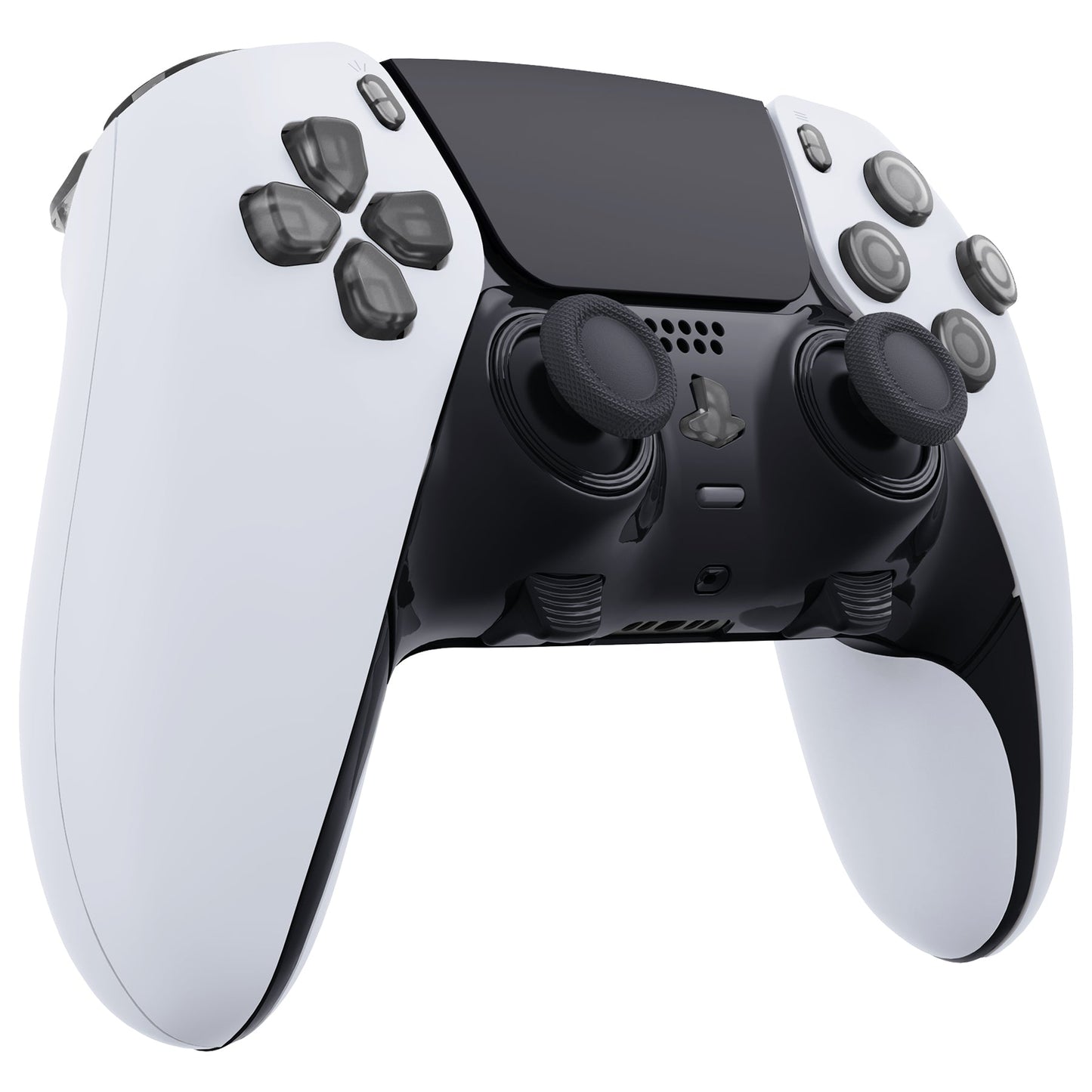 Replacement Full Set Buttons Compatible with PS5 Edge Controller - Clear Black eXtremeRate