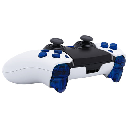 Replacement Full Set Buttons Compatible with PS5 Edge Controller - Clear Blue eXtremeRate