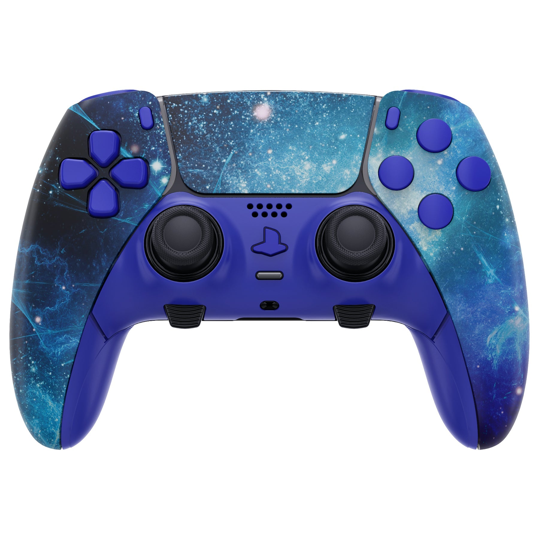 Replacement Full Set Shells with Buttons Compatible with PS5 Edge Controller - Blue Nebula eXtremeRate