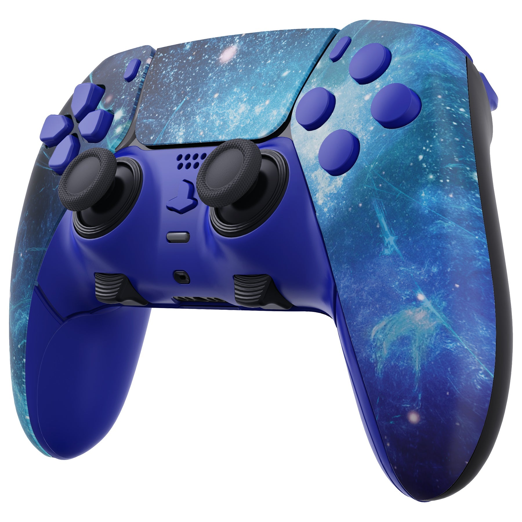 Replacement Full Set Shells with Buttons Compatible with PS5 Edge Controller - Blue Nebula eXtremeRate