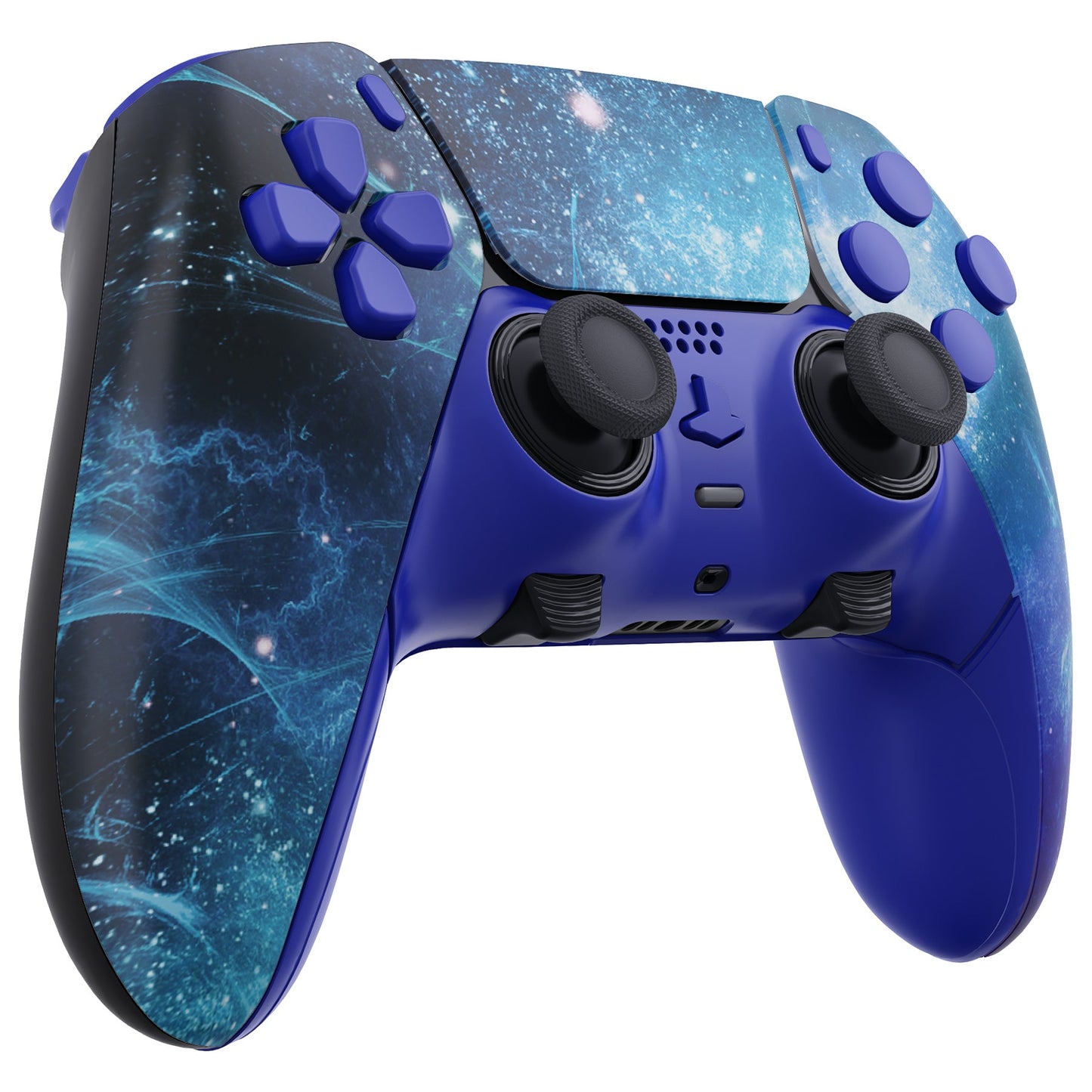 Replacement Full Set Shells with Buttons Compatible with PS5 Edge Controller - Blue Nebula eXtremeRate