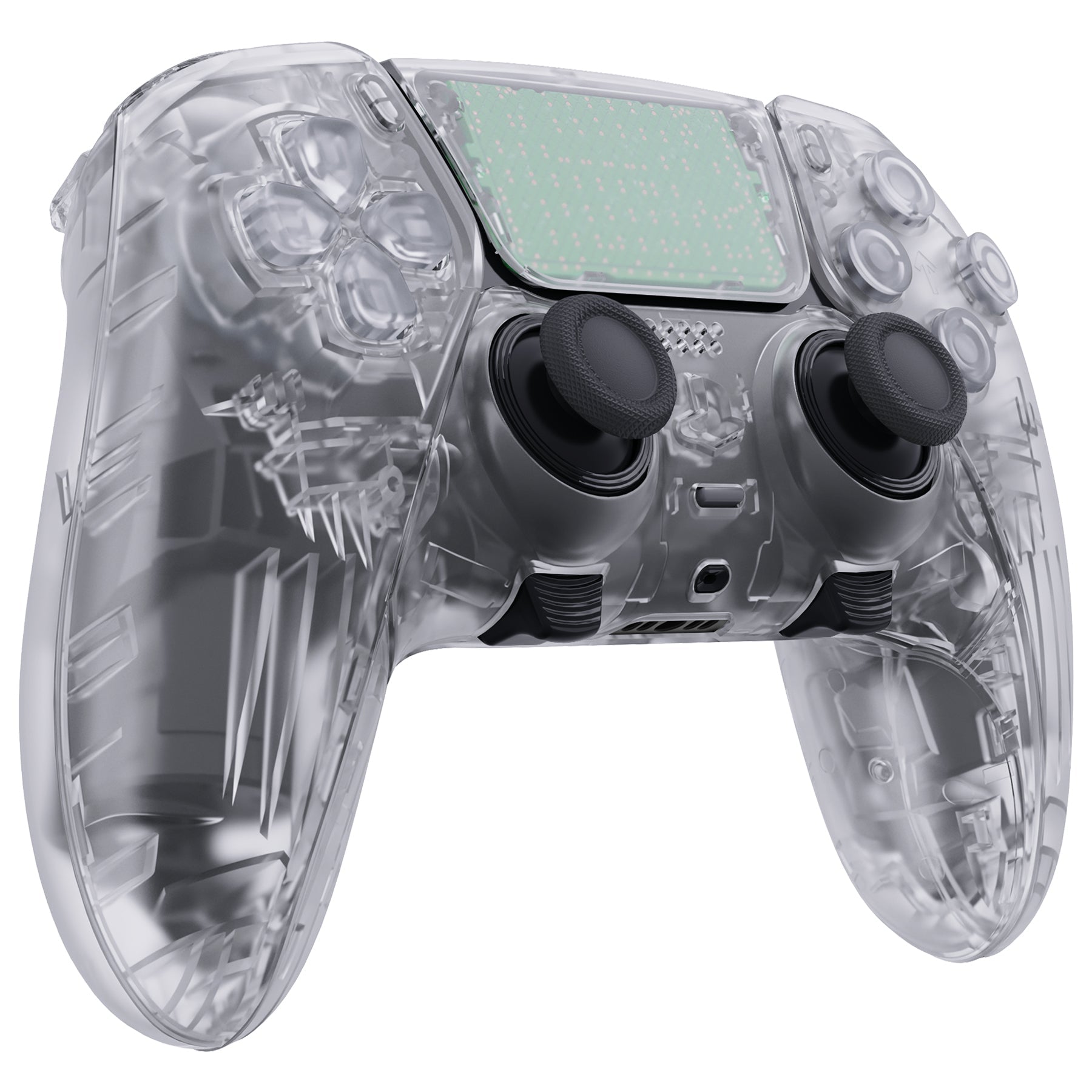 Replacement Full Set Shells with Buttons Compatible with PS5 Edge Controller - Clear eXtremeRate