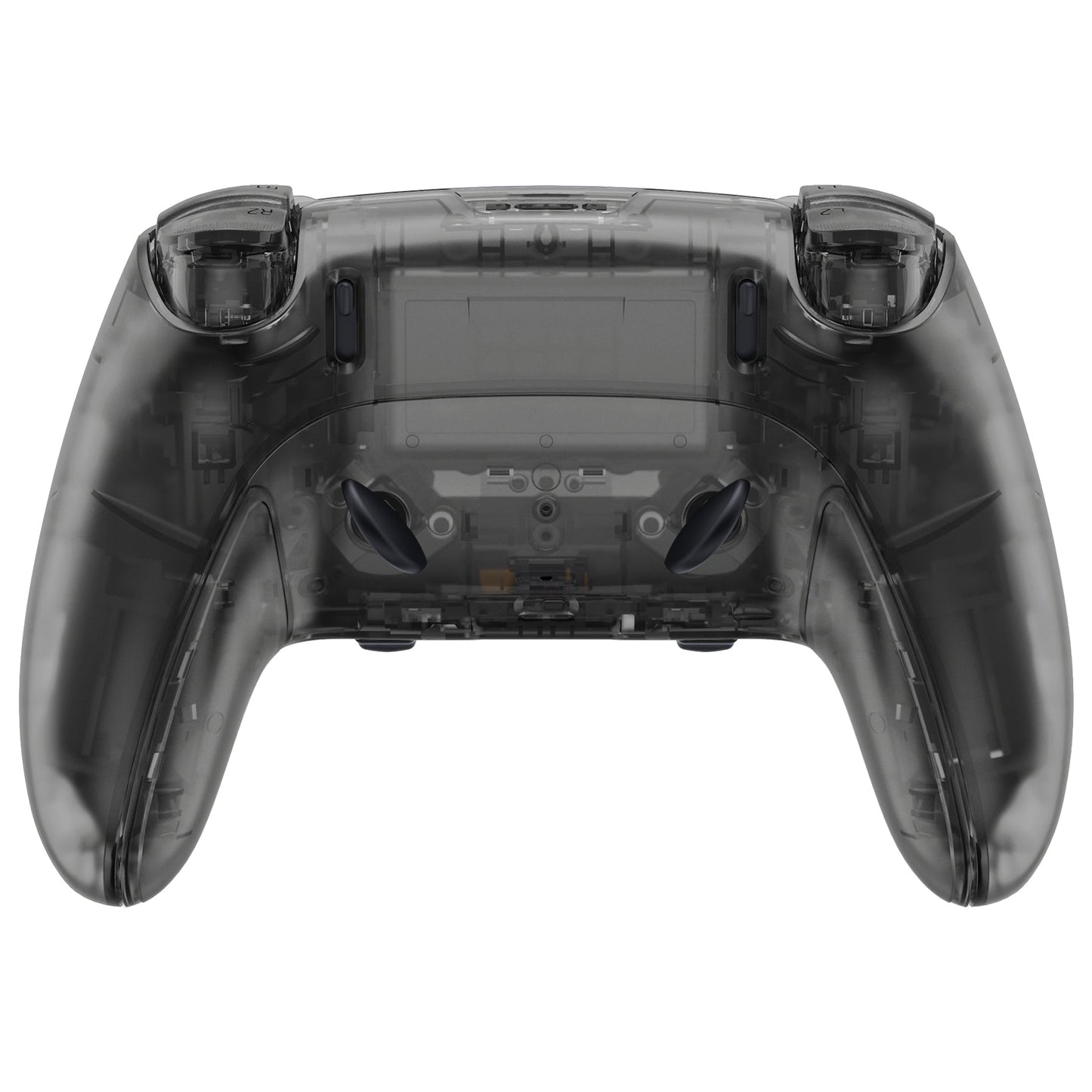 Replacement Full Set Shells with Buttons Compatible with PS5 Edge Controller - Clear Black eXtremeRate