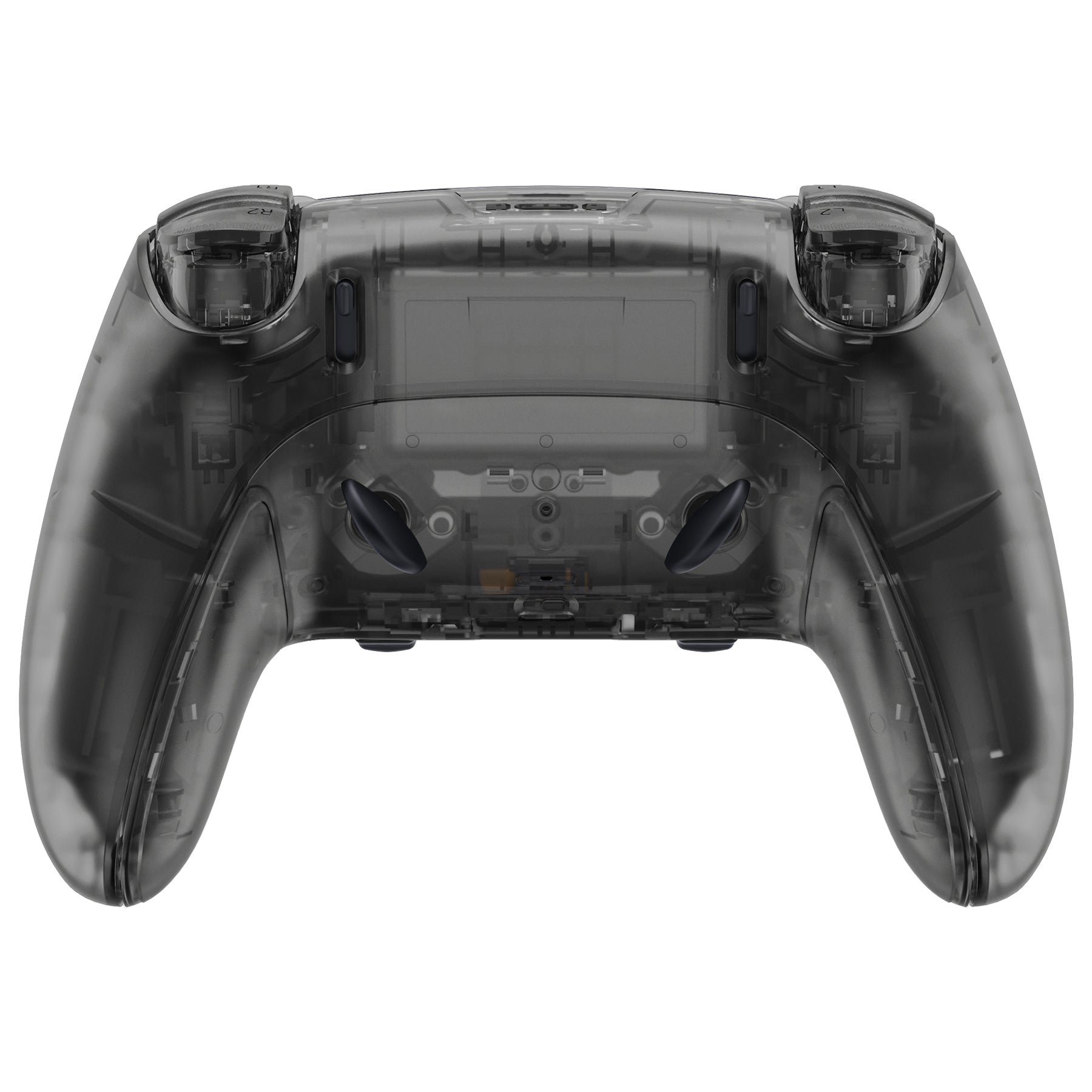 Replacement Full Set Shells with Buttons Compatible with PS5 Edge Controller - Clear Black eXtremeRate