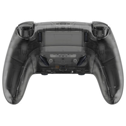 Replacement Full Set Shells with Buttons Compatible with PS5 Edge Controller - Clear Black eXtremeRate