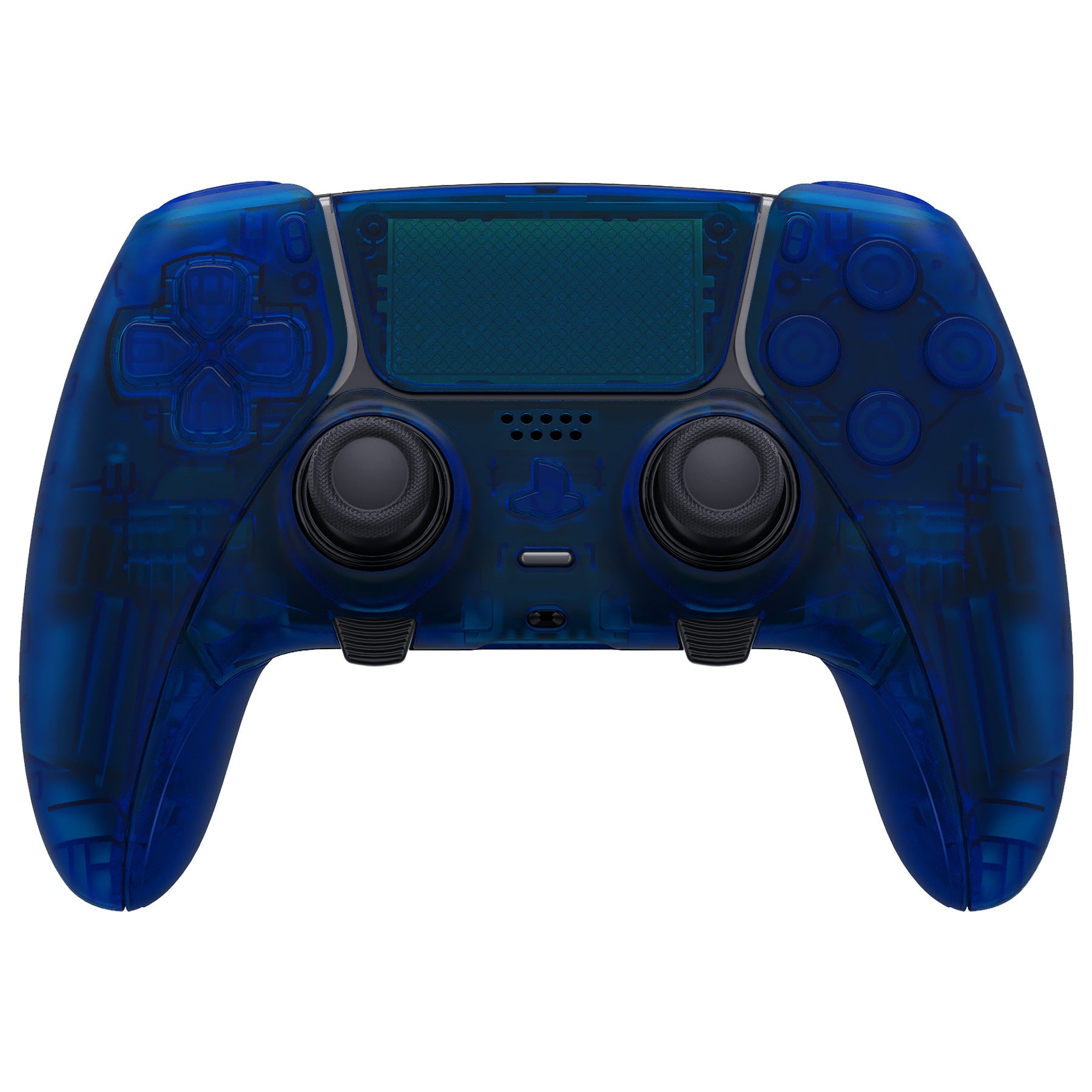 Replacement Full Set Shells with Buttons Compatible with PS5 Edge Controller - Clear Blue eXtremeRate