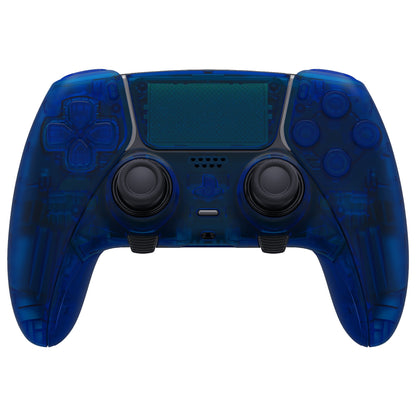 Replacement Full Set Shells with Buttons Compatible with PS5 Edge Controller - Clear Blue eXtremeRate