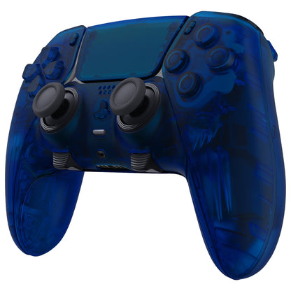 Replacement Full Set Shells with Buttons Compatible with PS5 Edge Controller - Clear Blue eXtremeRate