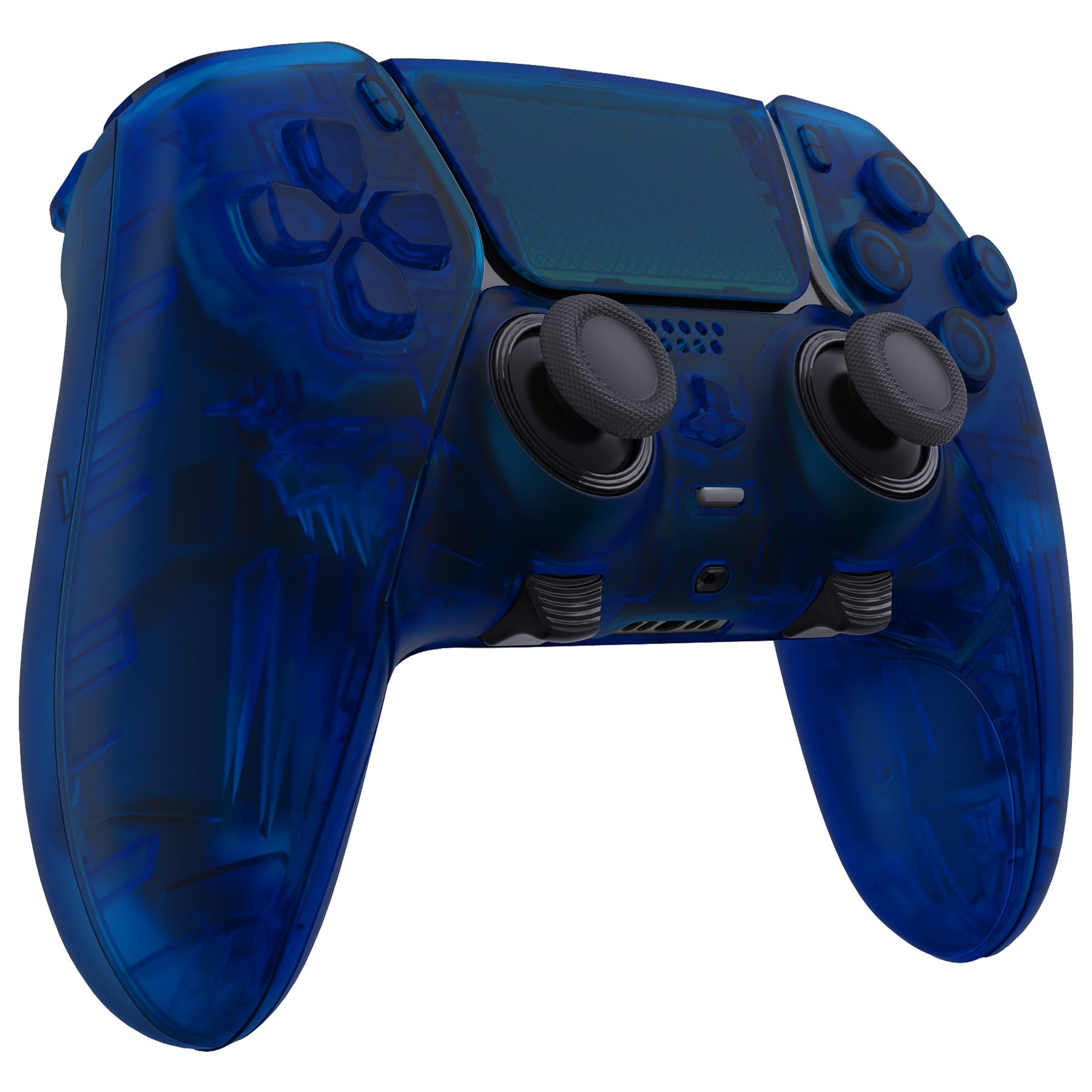 Replacement Full Set Shells with Buttons Compatible with PS5 Edge Controller - Clear Blue eXtremeRate