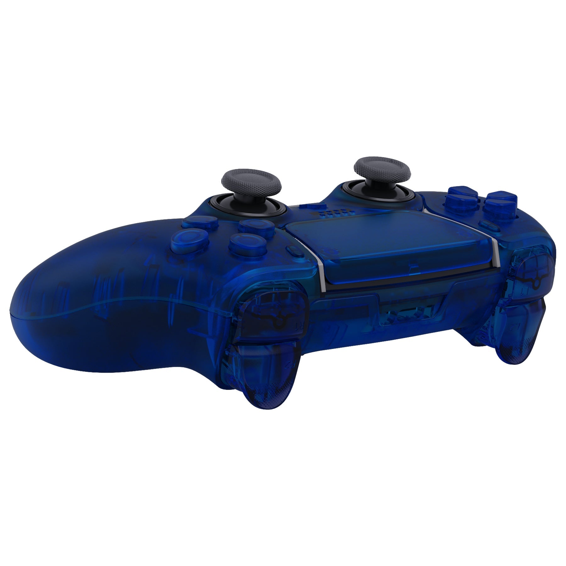 Replacement Full Set Shells with Buttons Compatible with PS5 Edge Controller - Clear Blue eXtremeRate