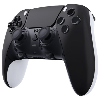 Replacement Left Right Front Housing Shell with Touchpad Compatible with PS5 Edge Controller - Black eXtremeRate