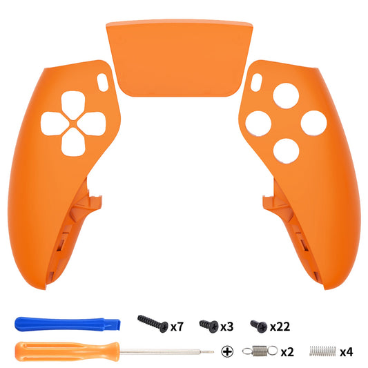 Replacement Left Right Front Housing Shell with Touchpad Compatible with PS5 Edge Controller - Orange eXtremeRate