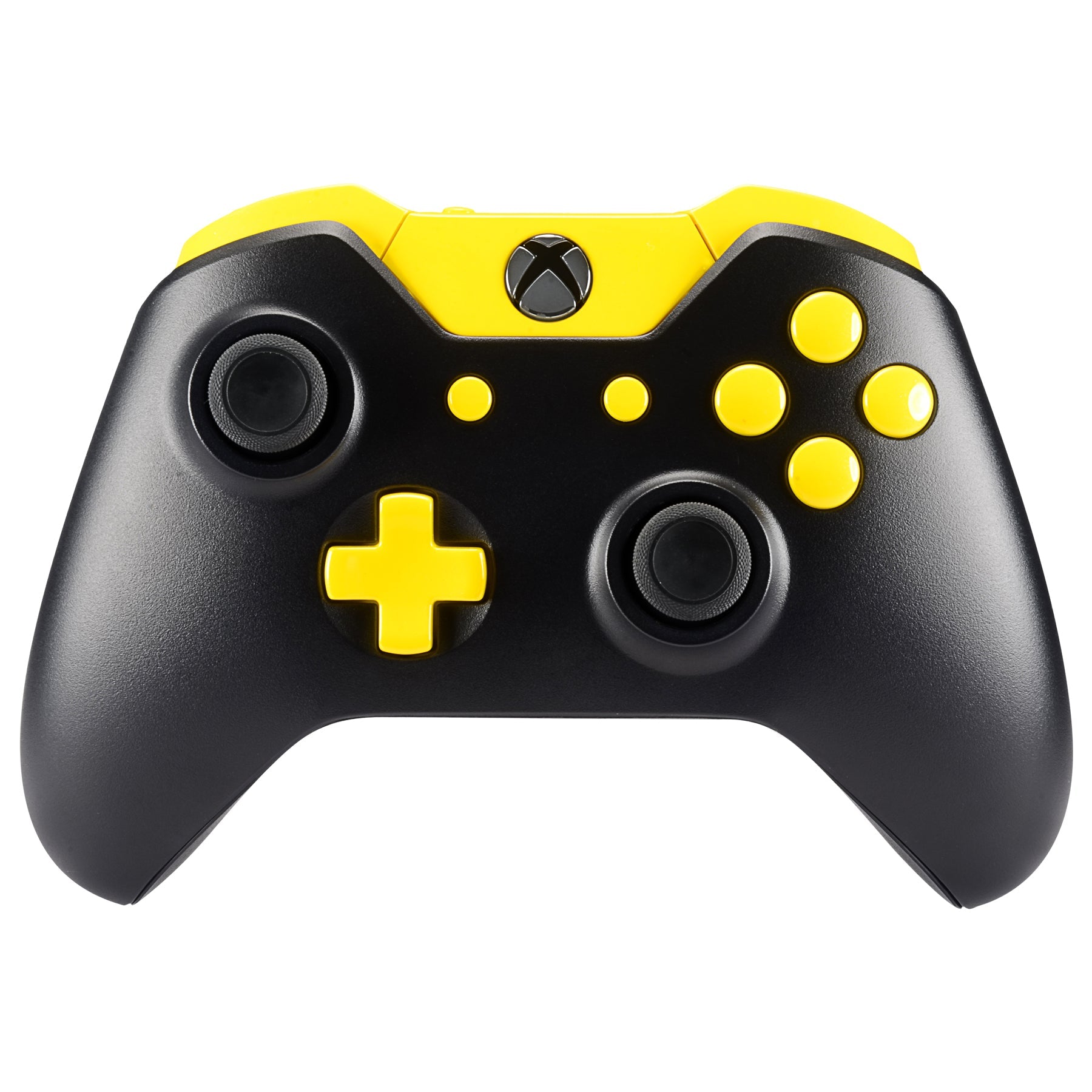 eXtremeRate Retail Replacement Full Set Buttons for Xbox One Standard & Xbox One Elite V1 Controller - Lime Yellow - NXOJ0707