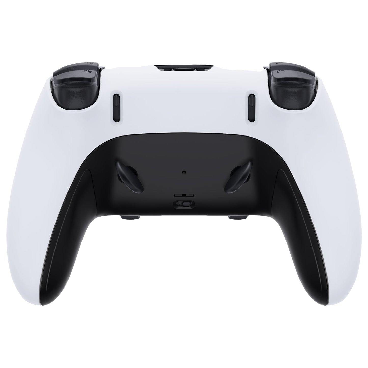 Replacement Top Bottom Decorative Trim Shell Compatible with PS5 Edge Controller - Black eXtremeRate