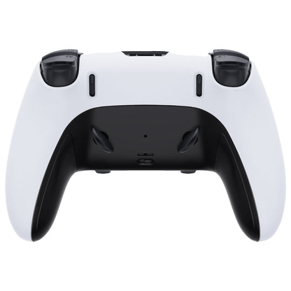 Replacement Top Bottom Decorative Trim Shell Compatible with PS5 Edge Controller - Black eXtremeRate